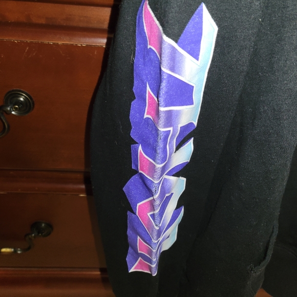 Black Detailed Thor Hoodie - Picture 4 of 5